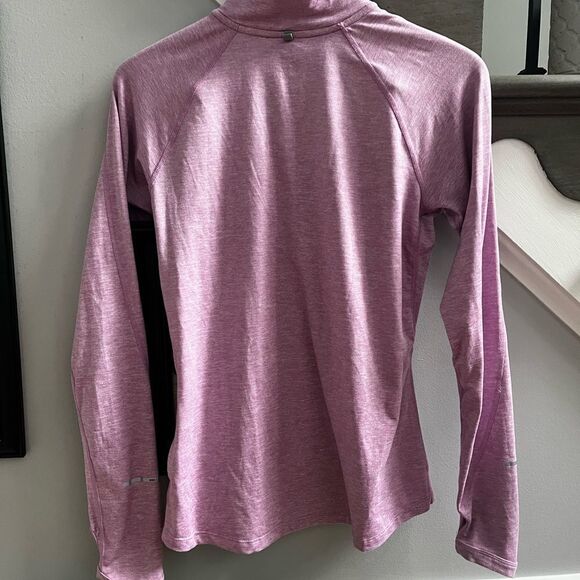 Nike Element Running Dri-Fit Lavender Quarter Zip Pullover Shirt sz S EUC - Picture 5 of 9